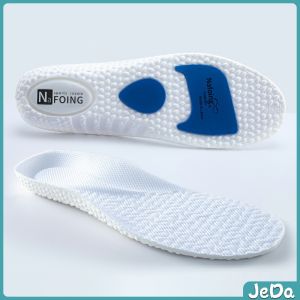 JeDa แผ่นพื้นรองเท้า สําหรับรองเท้ากีฬา  ดูดซับแรงกระแทก ยืดหยุ่นสูง ระบายอากาศได้ดี   Sports insole