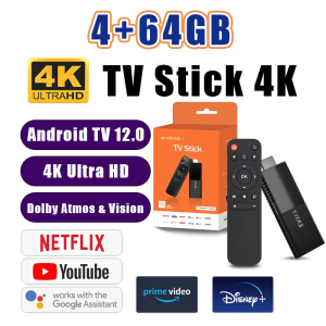 YAMY Smart TV Stick 4K HD Android 12.0 TV Box 8+128G 2.4G/5G Wifi With Netflix/Disney/Youtube