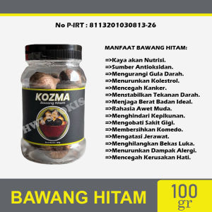Black Garlic Bawang Hitam Bawang Putih Tunggal Kozma 100gr