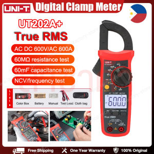 UNI-T UT202A+ 600A Clamp Meter 600V Voltage Multimeter Automatic Range True RMS High Precision Multimeter