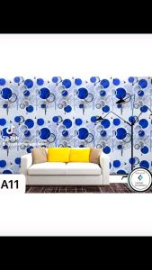 DIY Living Room Design with PVC Wallpaper