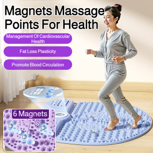 Acupressure Mat Super Slow Jogging Foot Massage Mat for Adults Meridian Clearing Indoor Timed Running Mat Soft Silicone Foot Pad计时经络按摩慢跑脚垫指压板