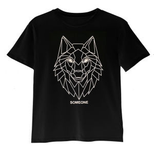 Someone T Shirt Glow In The Dark Black 349D Serigala