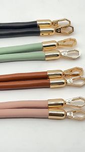 30/50cm Length Replacement Bag Strap Handbag Strap Braided Shoulder Bag Strap PU Leather Handle Bag Belt DIY Strap Accessories