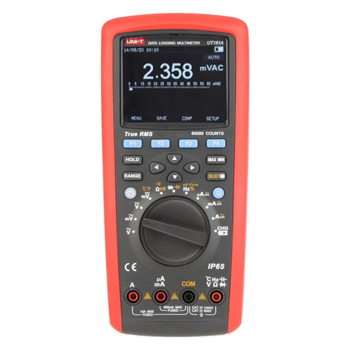 UNI-T UT181A True RMS Datalogging Digital Multimeters DMM Capacitance ...