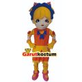 Kostum maskot badut layla mobile legend kuning cantik dewasa costume lucu. 