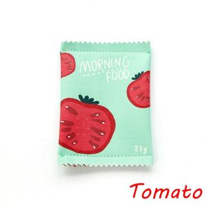 ROLL Snacks Print Fashion Coin Wallet Money Bag PU Zipper Pouch Key Card Holder