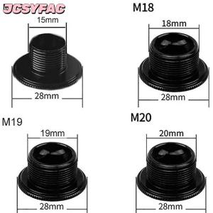 JCSYFAC M15 M18 M19 M20 Hợp Kim Nhôm MTB Xe Đạp Crank Vít Cap Đường Xe Đạp Crankset Bìa Mũ Bolt