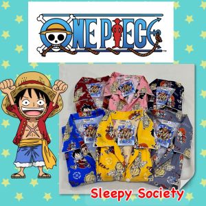 New!! One piece ชุดนอนลายวันพีช ลิขสิทธิ์แท้ ลูฟี่ Luffy ซันจิ Sunji นามิ Nami รุ่น แขนสั้น-ขาสั้น แขนสั้น-ขายาว แขนยาว-ขายาว สำหรับเด็ก-ผู้ใหญ่