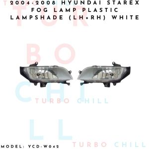 YCD-W042 2004-2008 HYUNDAI STAREX FOG LAMP PLASTIC LAMPSHADE (LH+RH) WHITE