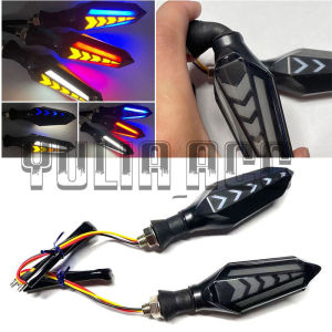 Lampu Sein Sen Led Variasi Motor 2 Sisi Sen Motor Universal Untuk Semua Motor Kuning - Biru Senja Standby Biru Motor Flasher Led Depan Belakang - Lazada