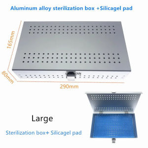 1pcs Sterilization  Tray ion  Case Aluminum Alloy Surgical Instruments