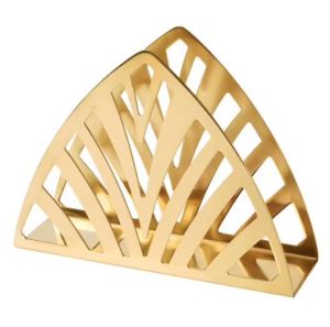 Ikea TILLSTALLNING Napkin Tissue Holder Gold Brass As Seen As Bekas Tisu Steel