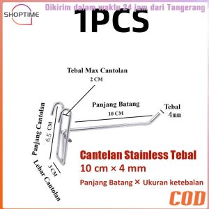 HOOK Cantolan Ram Kawat Besi Stainless Tebal Harga / 10cm 15cm 20cm 25cm