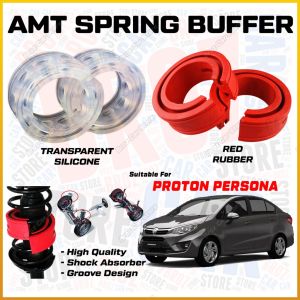 ♾️ For Proton Persona AMT Car Spring Buffer Shock Absorber Spring Rubber Bumper Cushion Transparent Silicone Buffer