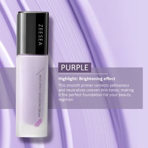 【✅SG Ready Stock】ZEESEA Face Primer Cream Makeup Base Natural Long Lasting Cosmetics