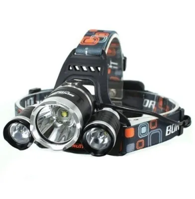 Senter Kepala 3LED Cree XM-L T6 5000 Lumens