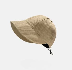 LOOYOYU Bucket Hat Anti Panas Outdoor & Harian – Warna Coklat