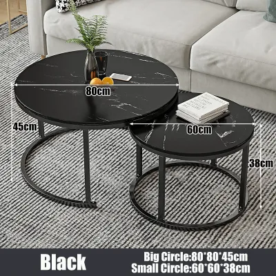 Serene Coffee Table Round Simple Modern Creative Small Apartment Living Room Home Tea Table