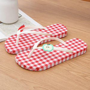 WomenS Summer Outdoor Cute Flat Graffiti Cartoon Beach Non-Slip Flip-Flops