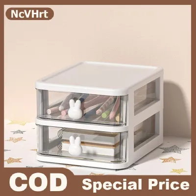 NcVHrt Tủ nhựa đa tầng lưu trữ máy tính để bàn thuận tiện của mỹ phẩm văn phòng phẩm