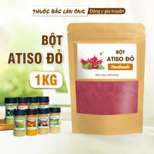 Bột astiso đỏ 1kg bột hoa giấm bụp hoa bụt giấm nguyên chất thanh nhiệt giải khát - Lãn Ông