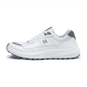 LUCAS WHITE GREY |ManNeedMe x NAZ| Sepatu Sneakers Pria Casual Shoes JAHIT SOL PREMIUM