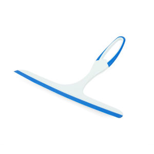 REVO Glass Window Wiper and Soap Cleaner Squeegee Blade Brush for Shower Mirror and Car