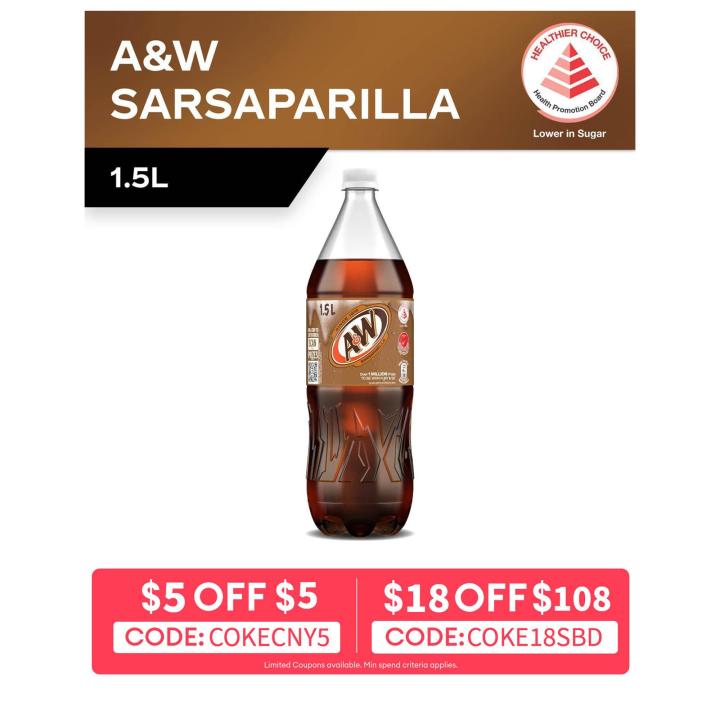 A&W Sarsaparilla Root Beer (1.5L)