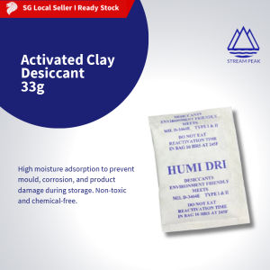 Activated Clay Desiccant Dehumidifier Moisture Adsorber Non-Toxic Safe for Food Camera Electronics