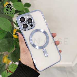 CASE MAG CHROME MAGNETIC LENSPRO FOR IPHONE 15 15PRO 15PROMAX 14 14PRO 14PROMAX 13 13PRO 13PROMAX - AYFONE CASE AF-011