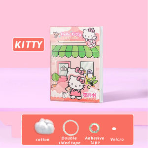 BETTIE Mainan Edukasi Book Mainan Buku Sanrio Mainan Paper DIY Quiet Book Paper Doll