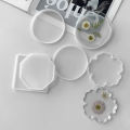 Cetakan Resin Coaster Tatakan Gelas Bentuk Hexagon Bulat Square Bahan Silicone Karet Silikon Lentur. 