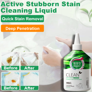 Clothes Stubborn Stain Cleaner Laundry Oily Cleaner For Stubborn Stains Grease Oil Remover Fabric Stubborn Oil Stain Removal