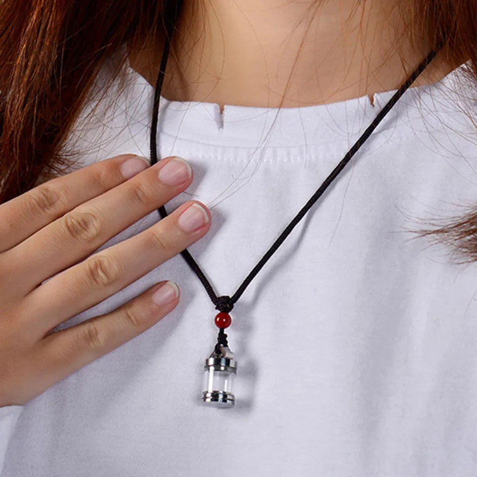 FeLike Cremation Urn Necklace Keychain Keepsake Ash Holder for Dog Friends  Women Men Pet