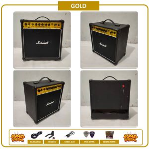 ampli gitar 3 input banyak bonus ada efek distorsi dan efek delay dan input aux