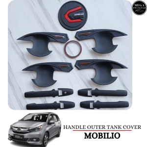 Paket Handle Outer Tank  Cover Mobil MOBILIO Hitam All Variant
