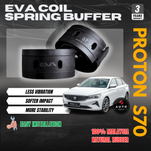 EVA Coil Spring Buffer PROTON S70 Cushion Buffer Spring Rubber Stopper Spring (Front & Rear SET)