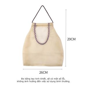 Túi lưới đựng hành tỏi rau củ quả treo tường tiện lợi - Aeneas Shop