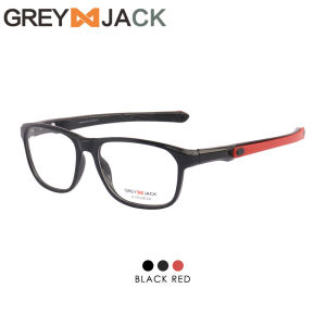 Grey Jack Frame Kacamata Model Kotak Sport  Bahan TR90 Ringan Tangkai Adjustable Bisa Minus Antiradiasi 8108