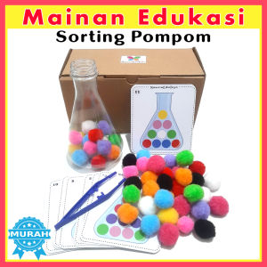Sorting color Tabung POM POM