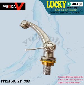 WESDA 304 STAINLESS STEEL SINGLE COLD FAUCET SF303