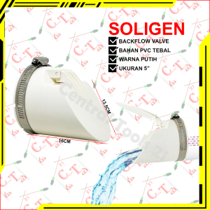Saringan Buka Tutup Pipa Backflow Valve Magnet 2.5" 3" 4" 5" Soligen