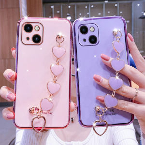 For Samsung Galaxy A03 Casing Precise camera protection case Girly style plating Anti-drop cases with Cute love pattern bracelet Samsung A03 Back Cover For Girls - Lazada