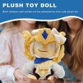 For Shadow Milk Cookie Cartoon Cookie Plush Cookie Plush Dolls 25 ซม. การตนตกตาตลกของเลน Soft Plush Knight Biscuits Doll สำหรบแฟน ๆ unusual. 