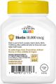 21st Century, Biotin, 10000 Mcg, 120 เม็ด, ไบโอติน ผมและเล็บ. 