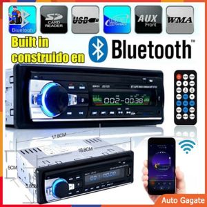 JSD-520 รถยนต์บลูทูธ FM MP3 เครื่องเล่นเสียง USB/SD/AUX ร้านไทย ชั่วโมง 24 ชั่วโมง