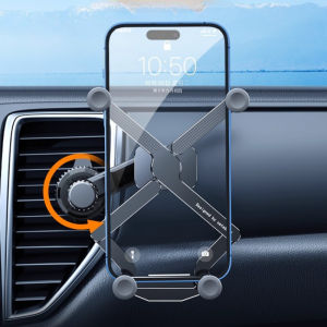 OATSBASF Gravity Air Vent Phone Mount 360° Rotate Swing Arm Car Phone HolderNever Blocking Vent