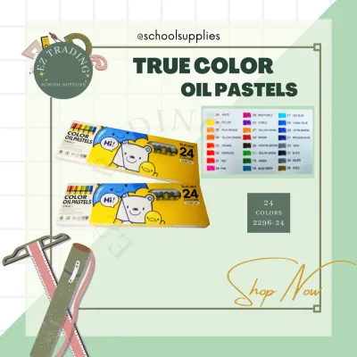Colors Oil Pastels True Color (8 12 18 24)