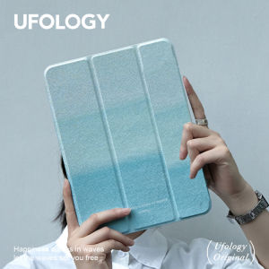 เคสไอแพด Gen9/8/7 10.2 Air6 11 Air7 Gen11 Gradient Blue gen10 เคสiPad Air5 Air4 10.9 Case iPad ใส่ปากกาได 11pro Air3 pro10.5 gen6 gen5 9.7 pro11 2024 MINI7